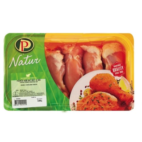 Zrezki iz piščančjih beder Perutnina Ptuj Natur 800 g Akcija v trgovini E.Leclerc