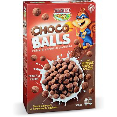 Tre Mulini Choco Balls 500 g - Akcija v trgovini Eurospin