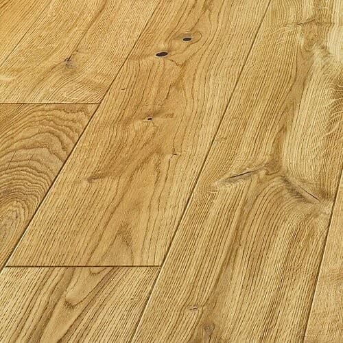 Gotovi parket d 1.092 x š 180 x deb. 14 mm, pravi hrastov les, rustikalen videz, predhodno naoljeno in krtačeno, v paketu 1,37 m2 Akcija v trgovini Bauhaus