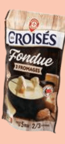 Sir za fondue Croisés 400 g Akcija v trgovini E.Leclerc