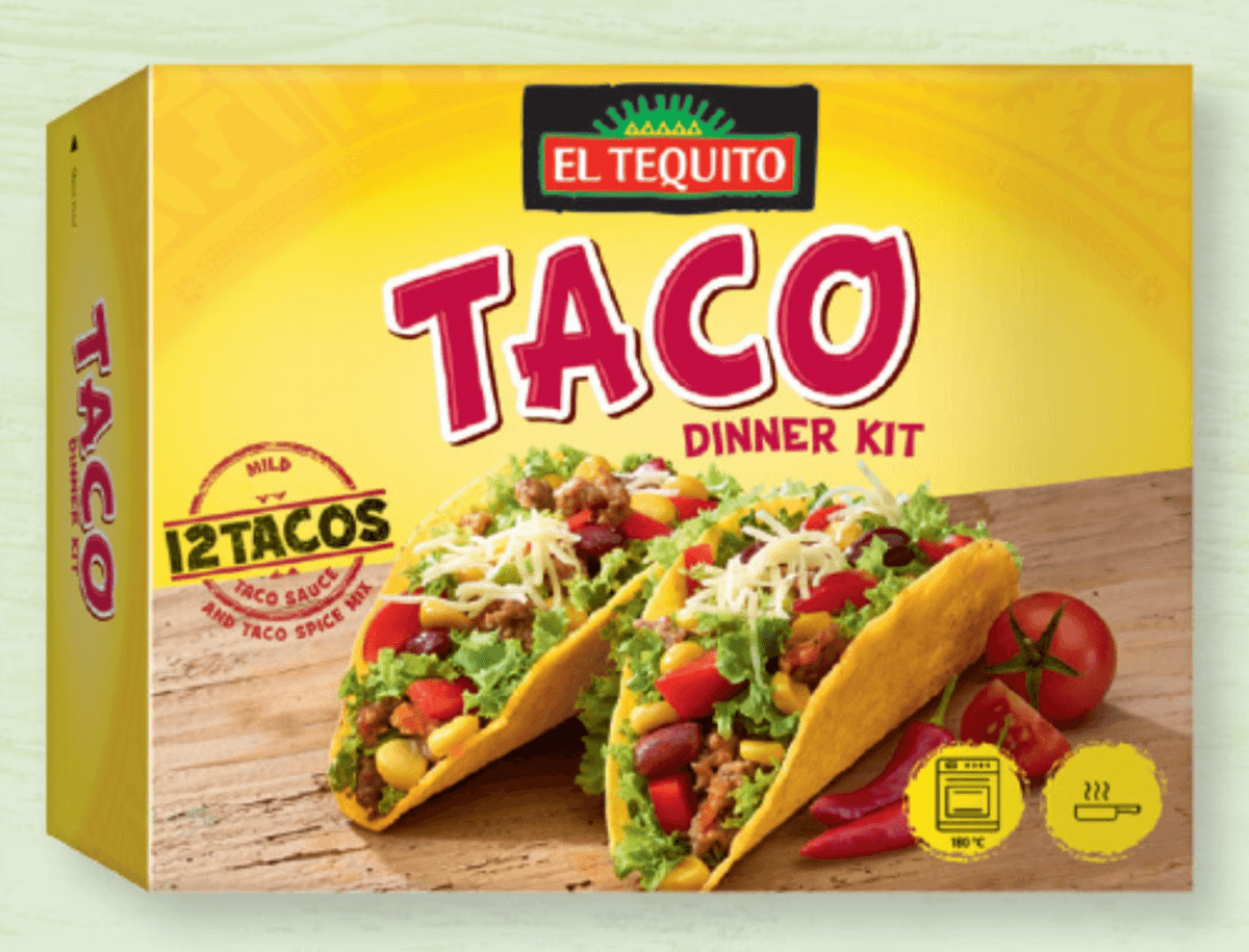 El Tequito sestavine za „Taco" 320 g Akcija v trgovini Lidl