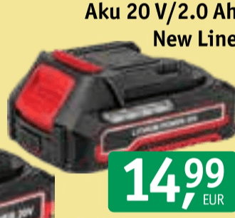 Aku 20 V/2.0 Ah New Line Ideal New Line Akcija v trgovini Jager