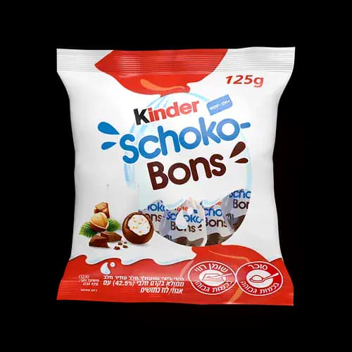 Čokoladni bonboni Schokobons 125 g Kinder Akcija v trgovini E.Leclerc