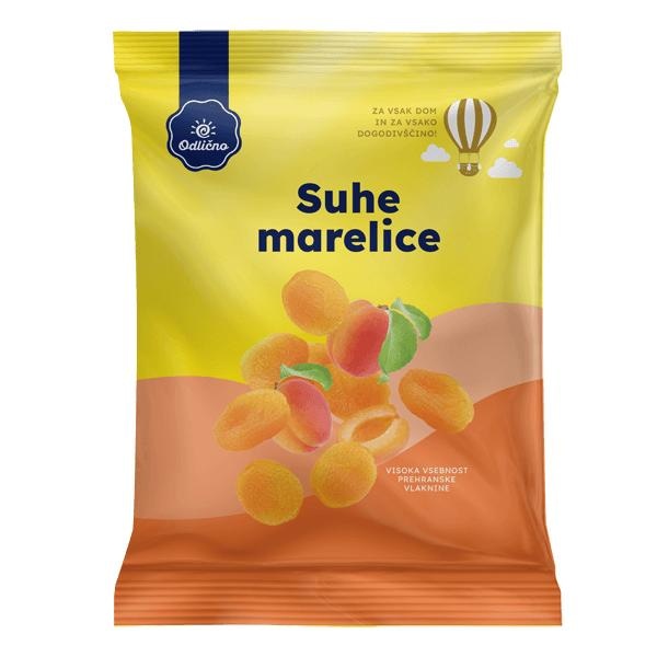 Suhe marelice Odlično 250 g - Akcija v trgovini Mercator