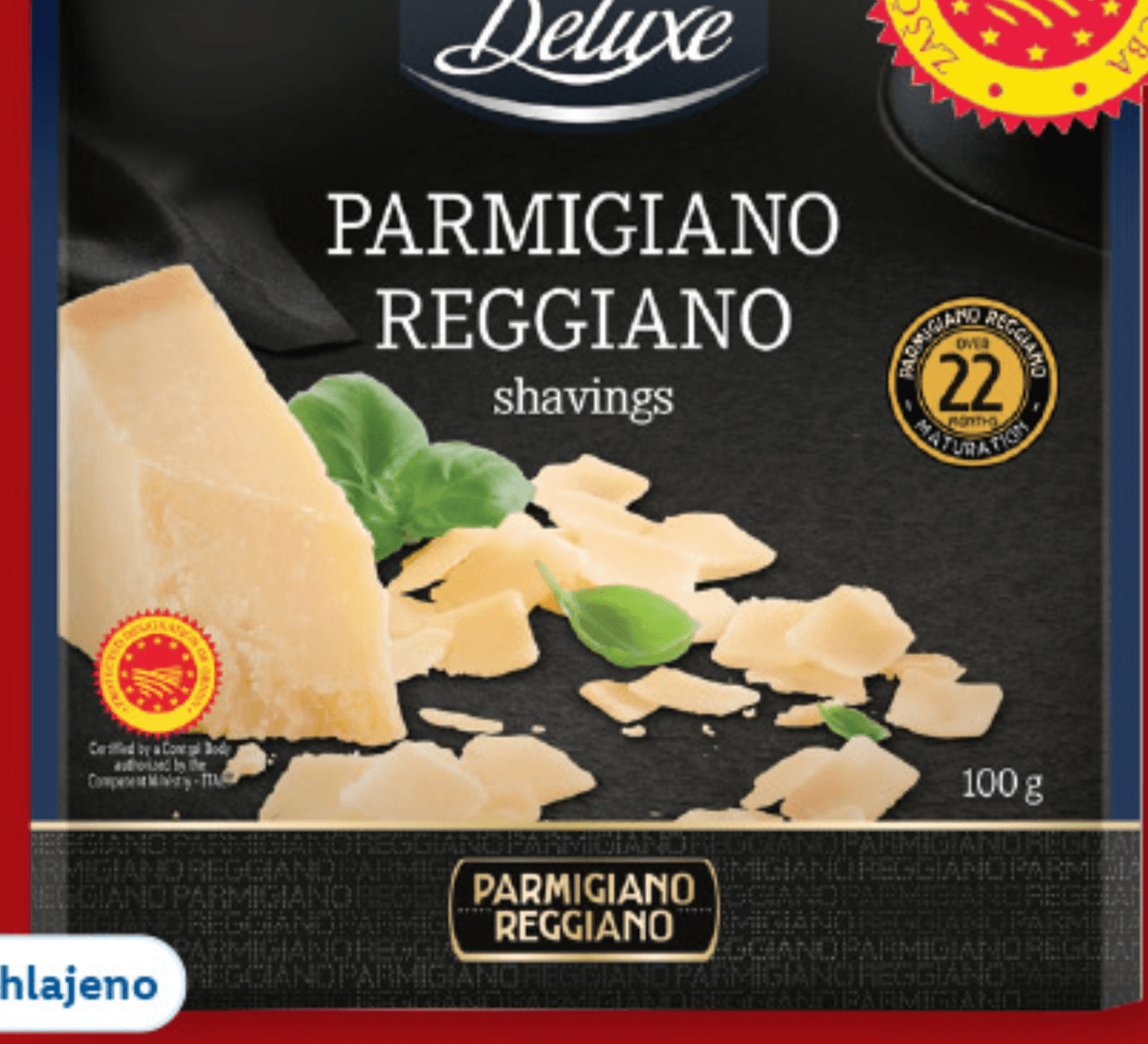 Deluxe sir Parmigiano Reggiano 100 g Akcija v trgovini Lidl