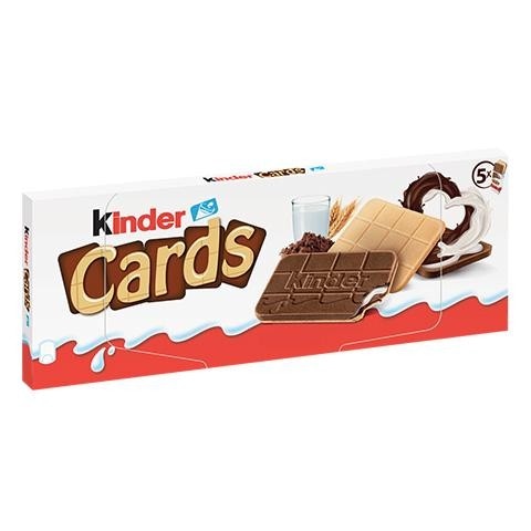 Kinder Polnjeni vaflji Cards 256 g - Akcija v trgovini E.Leclerc