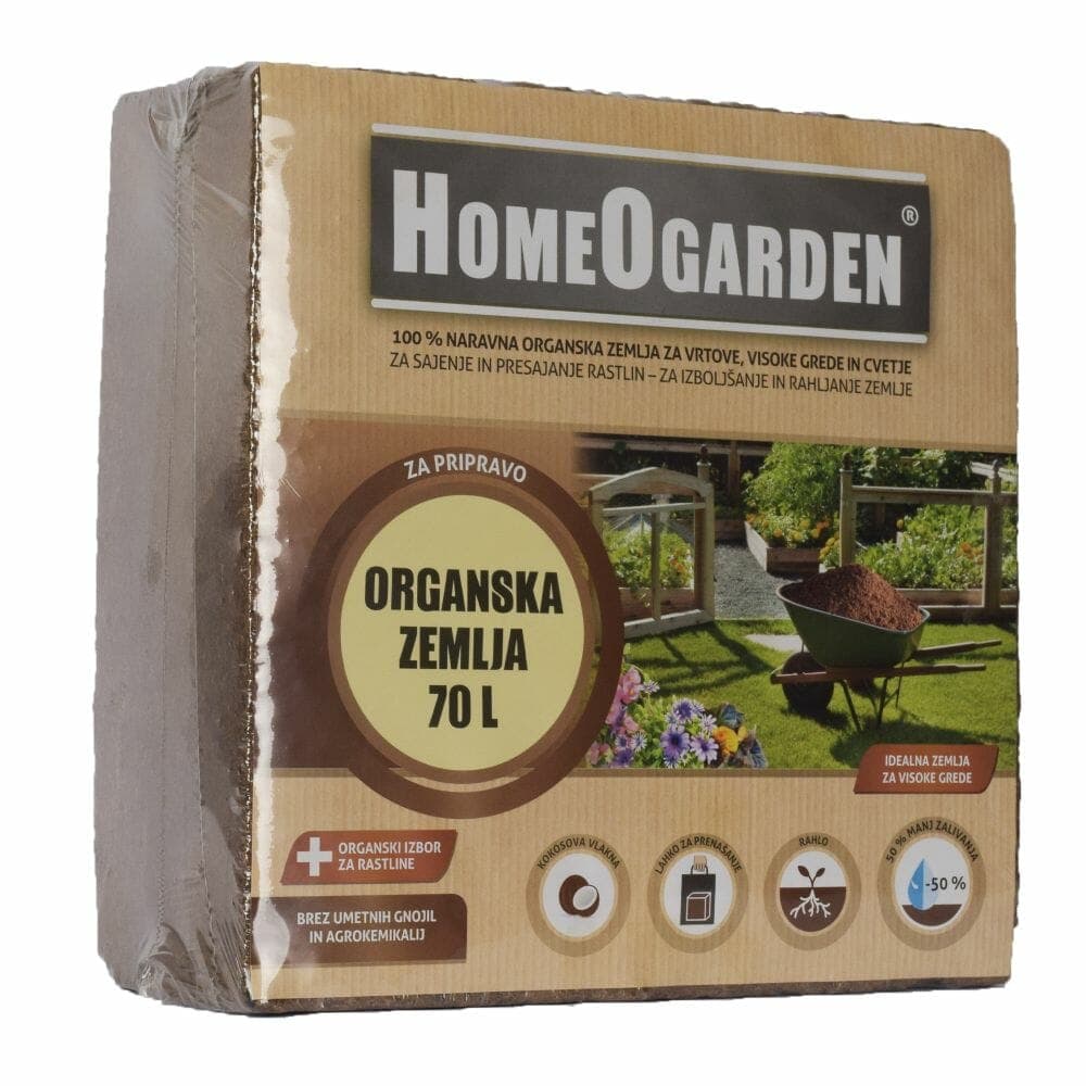 Organska zemlja 5 kg = 70 l Homeogarden Akcija v trgovini Pevex