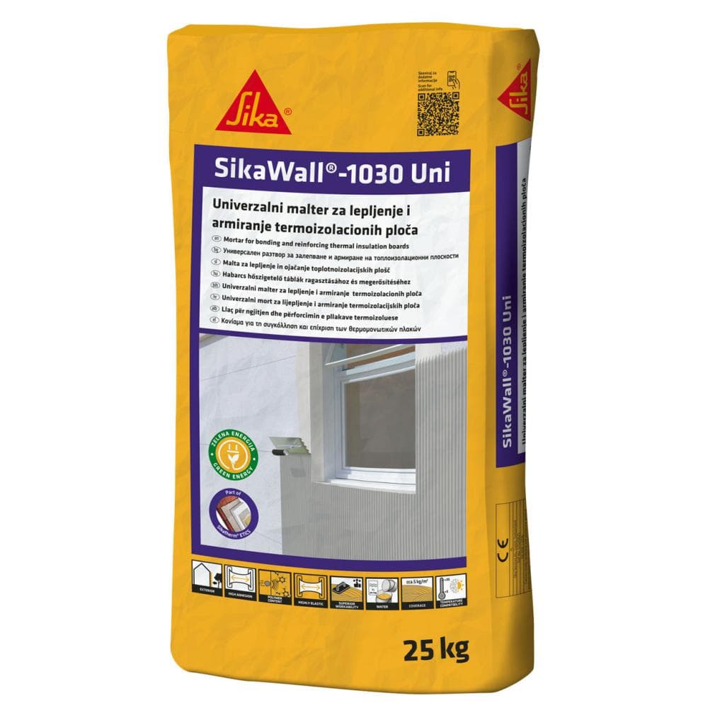 Lepilo fasadno SikaWall 1030 Uni 25 kg Akcija v trgovini Jager