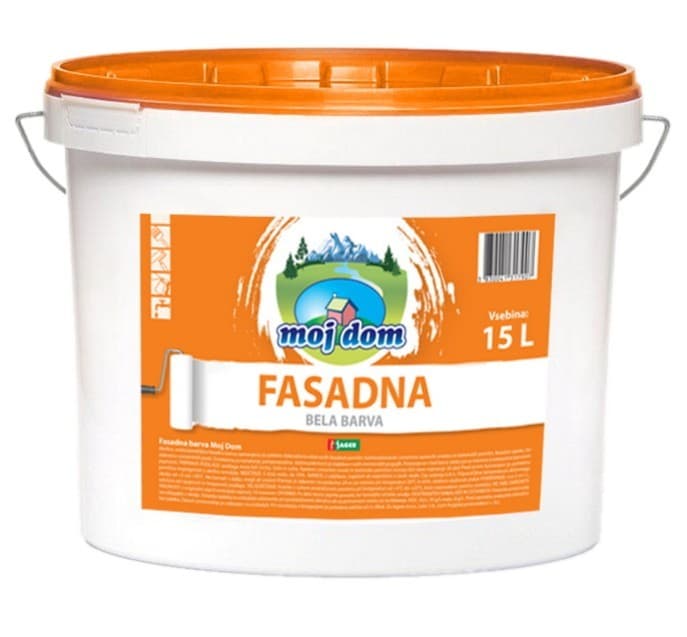 Premium fasadna bela barva 5 L moj dom Akcija v trgovini Jager