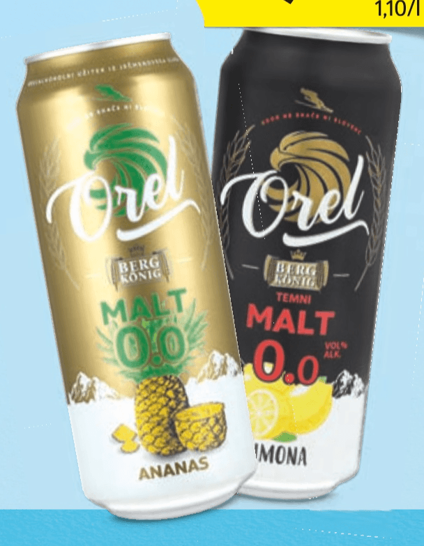 Malt 0,5 l BERGKÖNIG - Akcija v trgovini Hofer