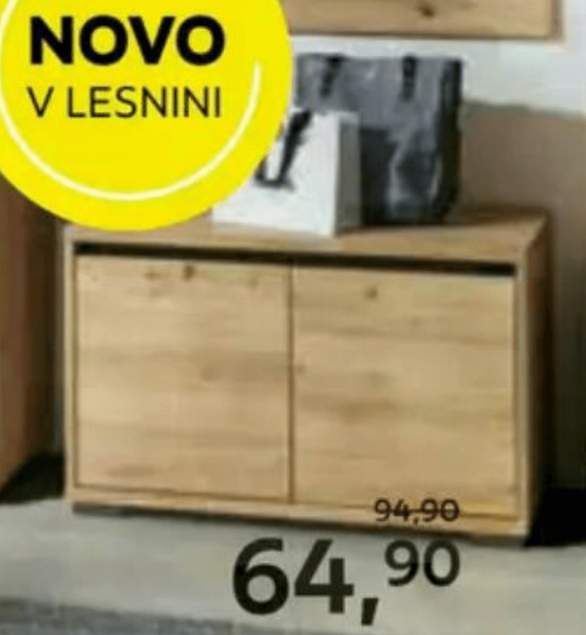 Klop s predali xora - Akcija v trgovini Lesnina