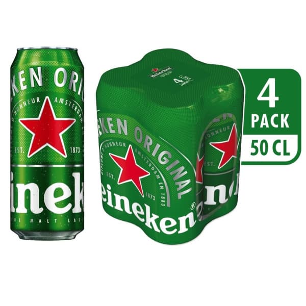 Pivo Heineken 4 x 0,5 l Akcija v trgovini Spar