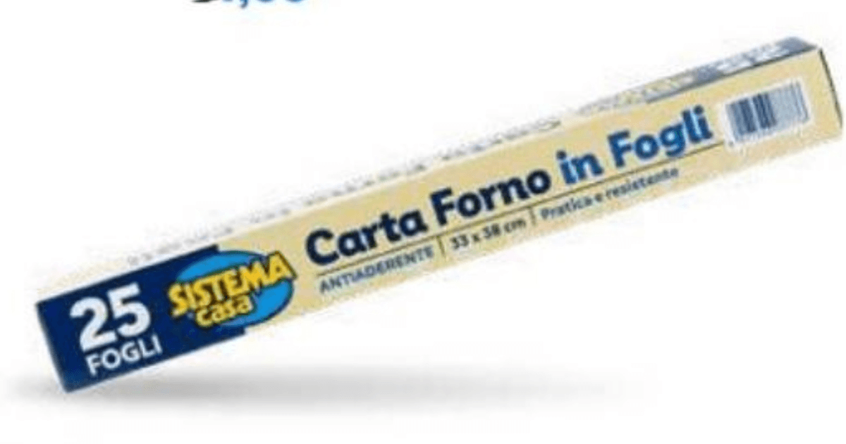 Sistema Casa papir za peko 25 listov Akcija v trgovini Eurospin