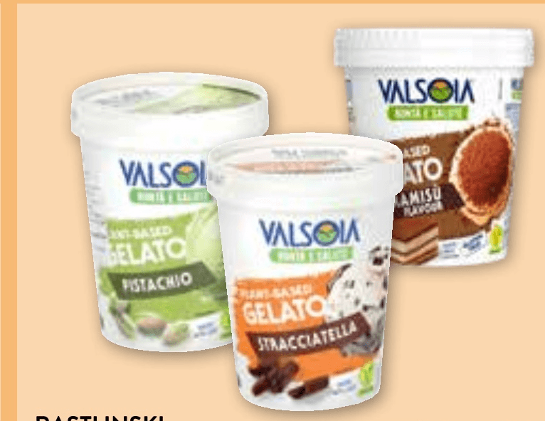 Rastlinski sladoled Valsoia 300 g - Akcija v trgovini Spar