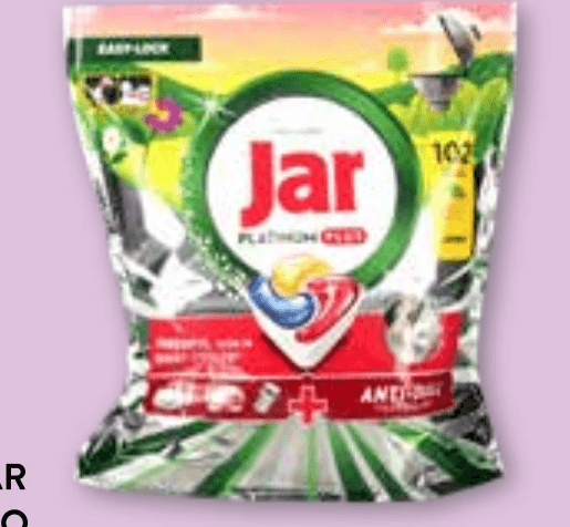 Jar tablete za strojno pomivanje posode 102/1 Akcija v trgovini Spar