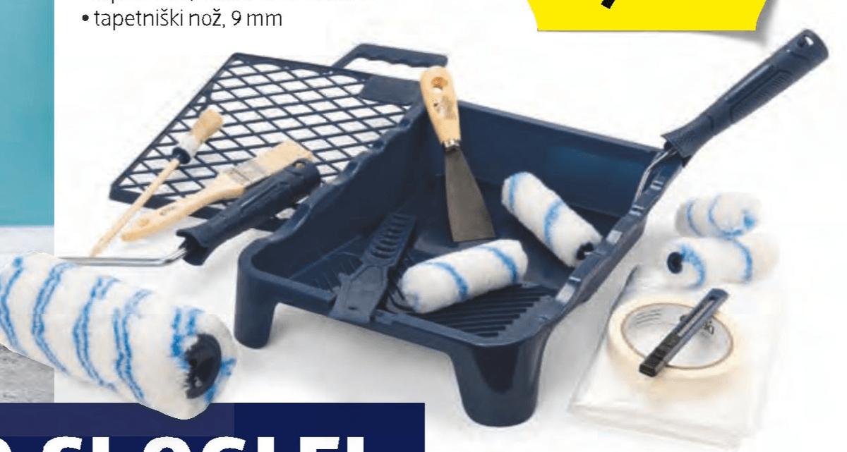 Deco Craft set za pleskanje Akcija v trgovini Hofer