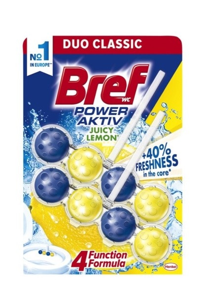 Bref Power Active osvežilec za WC 2 x 50 g - Akcija v trgovini Tuš