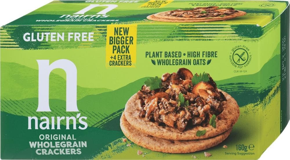 nairn's polnozrnati krekerji brez glutena 160 g Akcija v trgovini Dm
