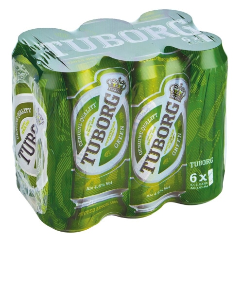 Svetlo pivo Tuborg 6x 0,5 l - Akcija v trgovini E.Leclerc