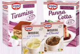Mešanica za pripravo sladkega deserta Dr. Oetker