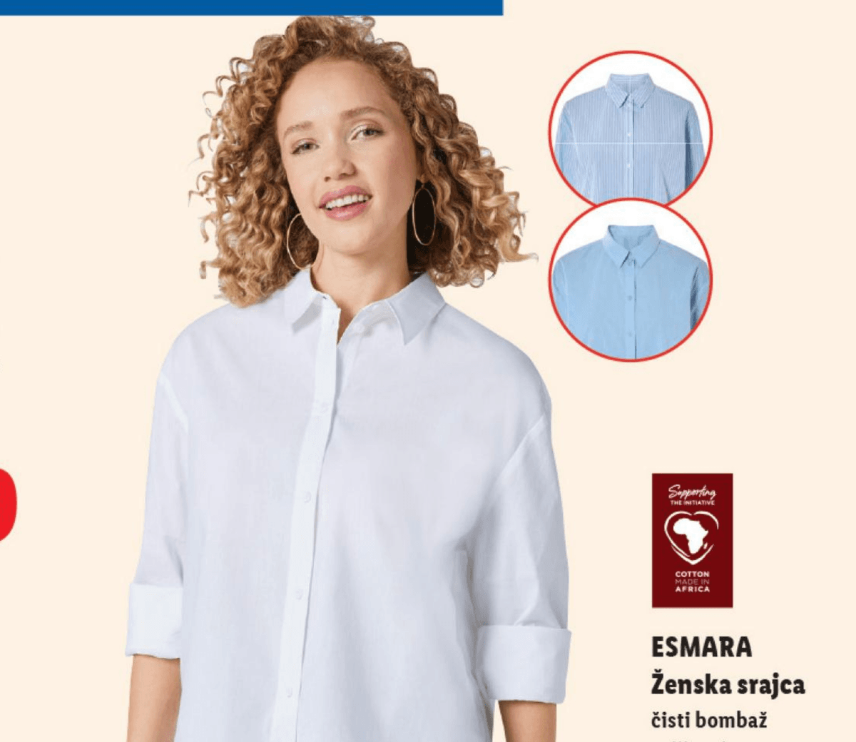 Esmara Ženska srajca Akcija v trgovini Lidl
