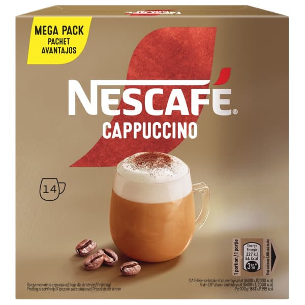 Kava Nescafé capucino vanilija xxl, 196 g ali regular xxl, 189 g Akcija v trgovini Mercator