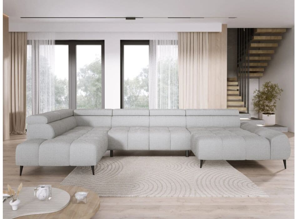 Kotna sedežna garnitura SANTO XL 211x377x180 cm WERSAL Akcija v trgovini Harvey Norman