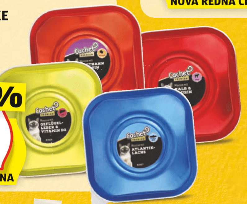 Cachet Premium hrana za mačke 85 g Akcija v trgovini Hofer