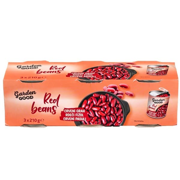Fižol Garden Good 3 x 210 g Akcija v trgovini Mercator