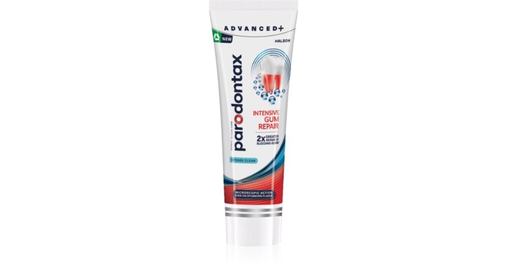 Parodontax Intensive Gum Repair Intense Clean zobna krema 75 ml Akcija v trgovini Dm