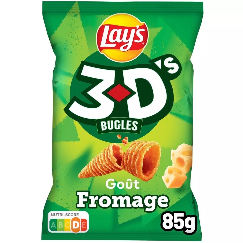 Slani prigrizek 3D's Lays 85 g Akcija v trgovini E.Leclerc