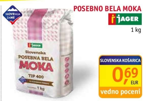Posebno bela moka i jager 1 kg Akcija v trgovini Jager