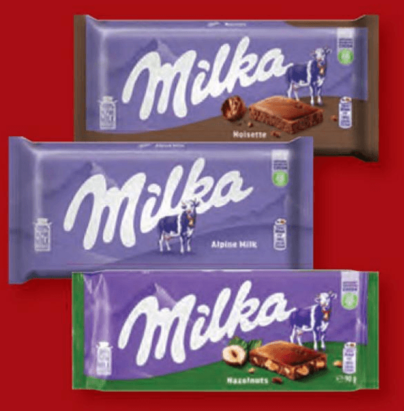 Milka čokolada 90/95 g Akcija v trgovini Lidl