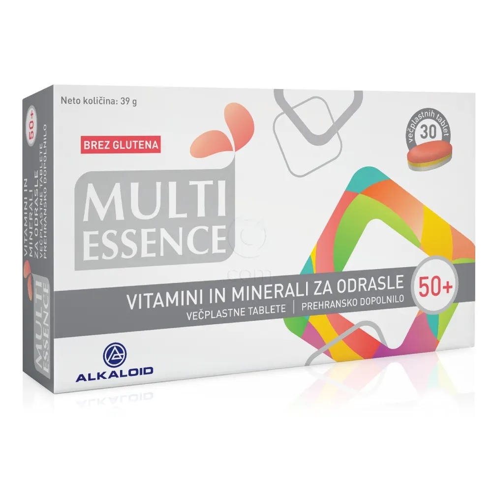 Multi Essence vitamini in minerali za odrasle 50+ 30 tablet Akcija v trgovini E.Leclerc