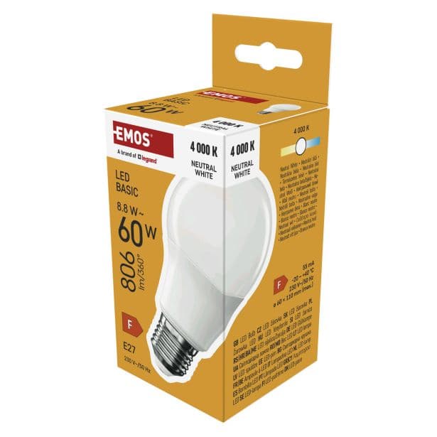 LED Žarnica Emos Basic A60 10 kosov Akcija v trgovini Merkur