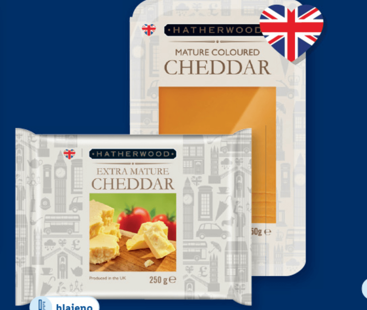HATHERWOOD Britanski sir čedar 250 g - Akcija v trgovini Lidl