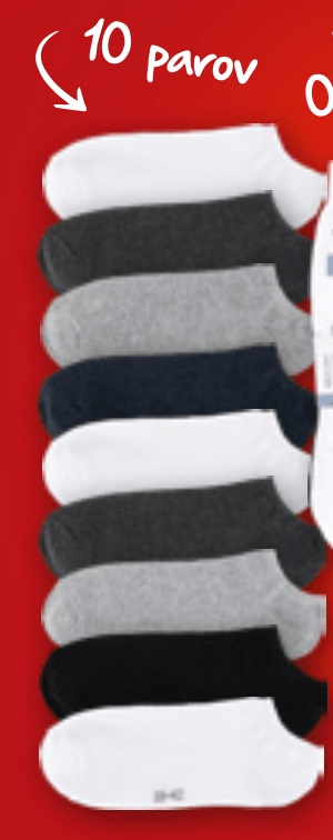 Pascarel nizke nogavice 10 parov - Akcija v trgovini Spar