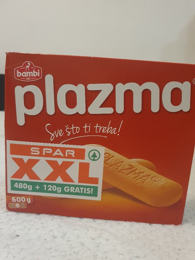 Plazma keksi 600 g Akcija v trgovini Spar