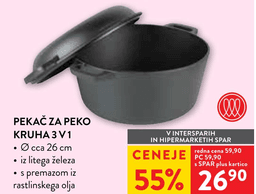 Pekač za peko kruha 3 v 1
