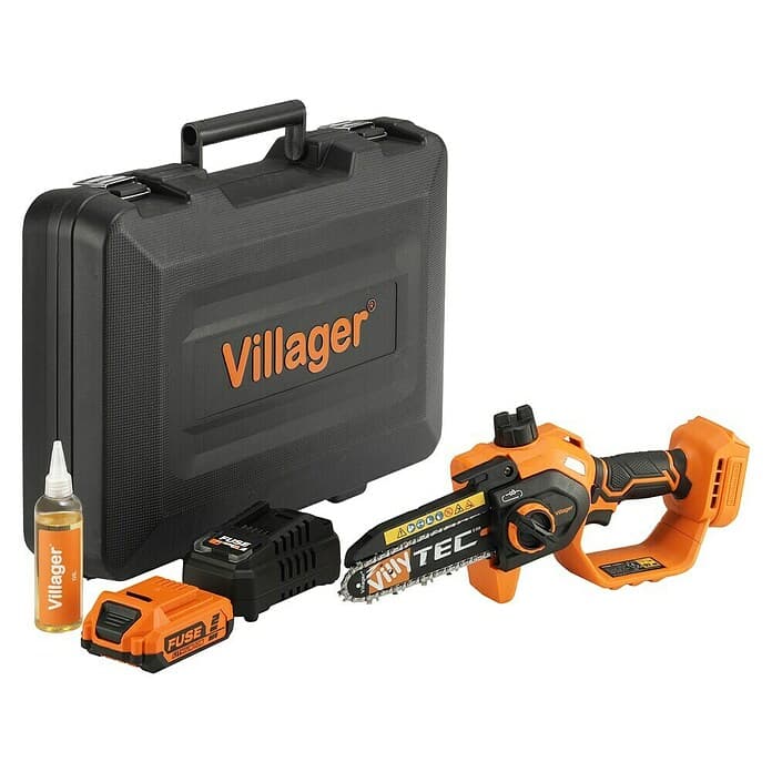 Akumulatorska verižna ročna žaga VBT 0720-1BSC FUSE 18 V, dolžina rezila 15 cm Villager Akcija v trgovini Bauhaus