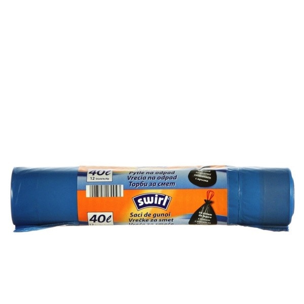 Swirl vrečke za odpadke 40 l, 12 kosov Akcija v trgovini Bauhaus
