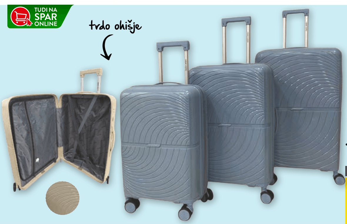Potovalni kovček - Akcija v trgovini Spar