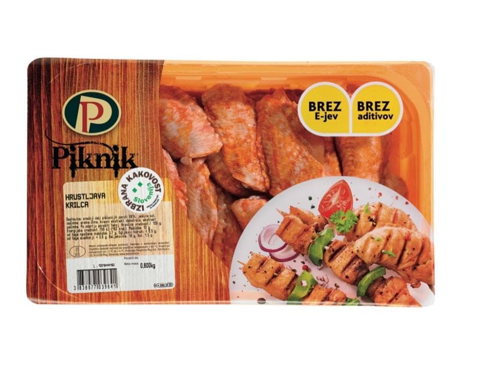 Perutnina Ptuj Piščančja hrustljava krilca 800 g Akcija v trgovini Jager
