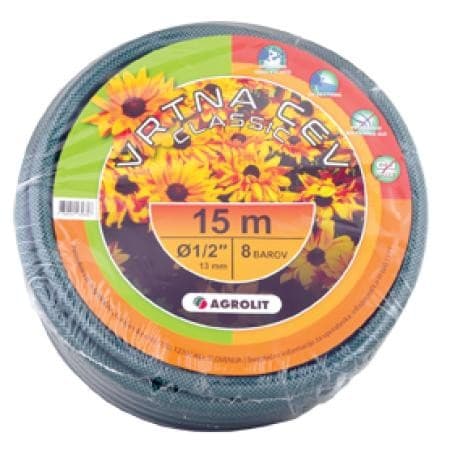 Cev za zalivanje CLASSIC Moj vrt 1/2", 15 m Akcija v trgovini Jager