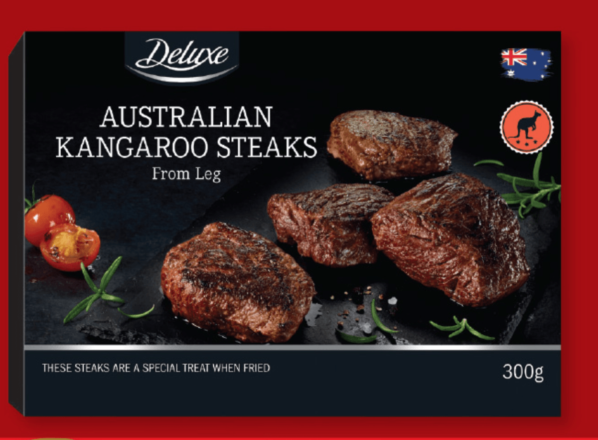 Deluxe Avstralski kengurujevi steaki 300 g - Akcija v trgovini Lidl