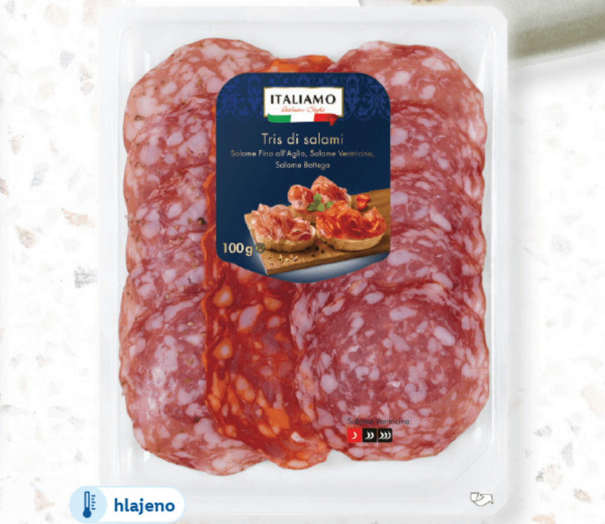 Tris salam 100 g/120 g Akcija v trgovini Hofer