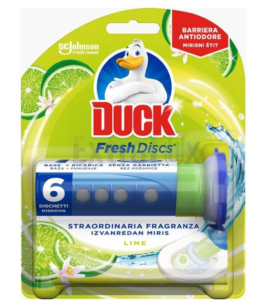 Osvežilec WC Duck več vrst in militraž Akcija v trgovini Mercator