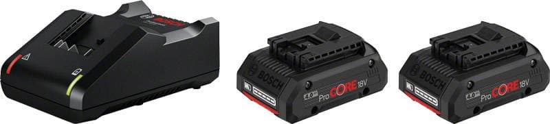 Polnilec + 2x baterija 18 V/4.0 Ah Bosch Akcija v trgovini Jager