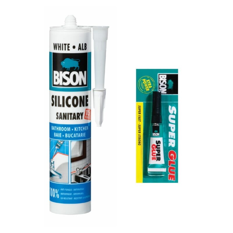 Izdelki Bison (silikon, lepilo) - Akcija v trgovini E.Leclerc