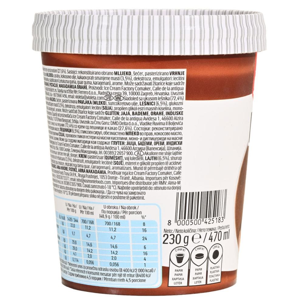 Sladoled Nutella 470 ml Akcija v trgovini E.Leclerc